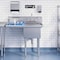 Koolmore 1 Compartment Stainless Steel NSF Commercial Kitchen Prep & Utility Sink with Drainboard SA151512-15L3 - alternate 2