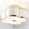 Jonathan Y Quatrefoil 13" Scalloped Shade Metal Classic Glam LED Flush Mount, Chrome JYL9507A - alternate 5