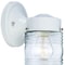 Homeroots White Standard Jelly Jar One Light Outdoor Wall Light 398453 - alternate 2