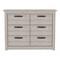 Homeroots 47" Oak Six Drawer Dresser 534966 - alternate 1