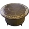 Hiland Outdoor Round Aluminum Propane Fire Pit with Scroll Design F-1201-FPT - alternate 1