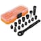 Klein Tools KNECT 3/8-Inch Drive Impact-Rated Pass Through Socket Set, 15-Piece 65400 - alternate 4