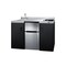 Summit 54in Wide All-In-One Kitchenette, ADA Counter Height CK55ADASINKL - alternate 2