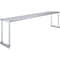 Amgood Stainless Steel Single Overshelf for 72 in. Long Prep Table. 12 in. x 72 in. x 18 in. SOS-1272-Z - alternate 1