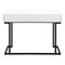 Homeroots 42" White and Black Wood and Metal Sled Computer Desk 489889 - alternate 6