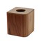 Homeroots Designer Genuine Teak Tissue Box Cover 475846 - alternate 4