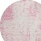 Homeroots 8' Pink And Ivory Round Abstract Washable Indoor Outdoor Area Rug 612961 - alternate 3