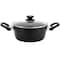 Oster Connelly 4 Quart Textured Nonstick Aluminum Dutch Oven with Lid in Black 141064.02 - alternate 1