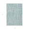 Homeroots 5' X 8' Teal Blue And Ivory Abstract Washable Indoor Outdoor Area Rug 588517 - alternate 4