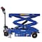 Vestil Steel Hydraulic Double Scissor Cart DC Powered With Scale 20 In. x 40 In. 1,500 lb Blue CART-1500D-DC-CTD-SC - alternate 3