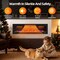 Edendirect 62.26-in W Black Wall mount LED Flat wall Electric Fireplace with Remote Control Included ZR-BI60 - alternate 2