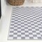 Jonathan Y Ainsley Modern Cottage Checkerboard Non-Slip Machine-Washable Purple Gray/White 5ft x 8ft Area Rug WSH126A-5 - alternate 2