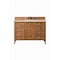 James Martin Vanities Brittany 48" Single Vanity, Saddle Brown, w/ 3 CM Tajnar Eclos Top w/FreePower Wireless Charger 650-V48-SBR-FTJR - alternate 1