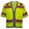 Reflective Apparel ANSI Type R Class 3 Twelve Pocket Surveyors Vest 578ET-LM-6X-7X - alternate 1