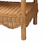 Bali & Pari Oteria Bohemian Light Honey Scalloped Rattan Console Table 250-13644-ZORO - alternate 3