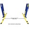 Atlas Automotive Equipment 9Kohx Overhead 2-Post Lift 9,000 Lb. Capacity XH-9KOHX - alternate 4