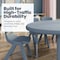 Flash Furniture Commercial Half-Moon Adjustable Height Classroom Activity Table-Dusty Blue-65x35 YU-YCX-004-2-MOON-TBL-DSTYBL-GG - alternate 4