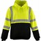Ironwear Class 3 Premium Heavyweight High Visibility Hoodie Sweatshirt, Lime, 3X-Large 6300-L-3XL - alternate 2