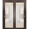 Sartodoors Sliding Closet Bypass Doors with Hardware Planum 2113 72x96 (2* 36x96) Solid Core Modern Interior PLANUM2113DBD-CA-72 x 96 (2* 36x96) - alternate 1