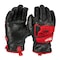 Milwaukee Tool Work Gloves, Shirred Slip-On Cuff, Keystone Thumb, Black/Red, XL (10) 48-22-8783 - alternate 1