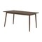 Alaterre Furniture Calais Dining Mid Century 59" Rectangular Dining Table for 4 Solid Wood Kitchen & Dining Room Table ANCA1710 - alternate 1