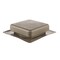 Gaf Master Flow 60 sq. in. NFA Resin Square-Top Roof Louver Static Vent in Weatherwood RT65WW - alternate 3