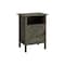 Monarch Specialties Accent Table, Side Table, End, Living Room, Small, Storage, Dark Bronze Laminate, Transitional I 3810 - alternate 1