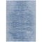 Homeroots 9' X 12' Denim Blue And Sky Blue Abstract Washable Indoor Outdoor Area Rug 587636 - alternate 2
