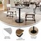 Flash Furniture 30"x24" Tabletop, Seamless Surface Technology, Gray Faux Concrete, 18" Round Black Table Height Base ST-REC2430-CMGY-TR18-GG - alternate 2