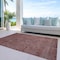 Homeroots 5' X 8' Orange And Copper Southwestern Washable Indoor Outdoor Area Rug 587075 - alternate 4