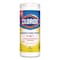 Clorox Disinfecting Wipes, Bleach Free Cleaning Wipes, 1-Ply, 7 x 8, Crisp Lemon, White, 35 Wipes 1594 - alternate 1