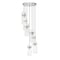 Z-Lite Fontaine 7 Light Chandelier, Brushed Nickel, 19.5 In W x 15 In H 7002P5-7R-BN - alternate 2