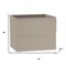 Homeroots 24" Light Brown Wood Freestanding Bathroom Vanity With White Sink And Two Drawers 627449 - alternate 5