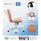 Boss Office Products Task Chair, Armless in Caramel Vinyl, Chrome Base B9534C-CML - alternate 3