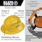 Klein Tools Hard Hat, PC/ABS, 4-point Point Ratchet with Pivot, Type 1, Class C, Yellow 60262 - alternate 4