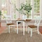 Whitewood Industries Rectangular Drop Leaf Dining Tables, 36 in W, 29 in L, 22 in H, Parawood, Hickory/Shell K79-2236D-C613-2 - alternate 4