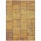 Homeroots 3' X 5' Gold Wheat And Gray Patchwork Washable Indoor Outdoor Area Rug 581599 - alternate 4