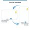 Fab Glass And Mirror Frameless Magnetic Glass Board 36in x 48in, Blue Surface Glass Board - Includes Magnets, Markers MB36x48-SB606 - alternate 3