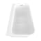 Kingston Brass 47" Acrylic Rectangular Back-to-Wall Freestanding Tub with Drain and Integrated Seat, Glossy White VTSQ472726S - alternate 2