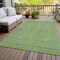 Homeroots 3' X 5' Lime Green And Purple Geometric Washable Indoor Outdoor Area Rug 599208 - alternate 6