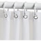Zenna Home Zenith 70'' x 72'' White Fabric Shower Curtain H20WW - alternate 2