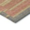 Homeroots 8' Pewter And Gold Round Striped Washable Indoor Outdoor Area Rug 610500 - alternate 4