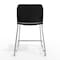 Flash Furniture Commercial Black Plastic Stack Stools, Contoured Backs and Sled Bases-Set of 3, 3PK 3-RUT-239AH-CS-BK-CHR-GG - alternate 2