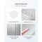 Vevor Commercial Refrigerated Sandwich Prep Workable Triple Door Stainless Steel TSSP72 - alternate 3