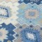 Homeroots 3' X 5' Blue Beige And Sky Blue Southwestern Washable Indoor Outdoor Area Rug 632257 - alternate 4