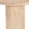 Homeroots 15" Natural Stone Round Pedestal End Table 646476 - alternate 3