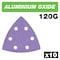 Trend Aluminum Oxide 93mm Delta Sanding Sheets, 120 Grit, Pack of 10, AB/OSC/120A, 10PK U*AB/OSC/120A - alternate 1