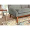 Office Star Products Lounge Seating/Davenport Mid-Century Sofa, Charcoal SL4433R-MC4 - alternate 3