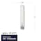 Bulbrite LED Filament 5 W Dimmable 11 Inch T9 Light Bulb with Clear Glass Finish and E26,350 Lumens, 2700K, 4PK 862774 - alternate 4