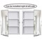 Basicwise Cabinet, White, 20 in H, 16 in W QI004701.WT - alternate 4
